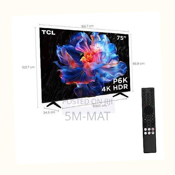 TCL 75p6k-Uk 75" Ultra Hd, HDR Tv, Smart Tv Powered by Google Tv · Photo 2