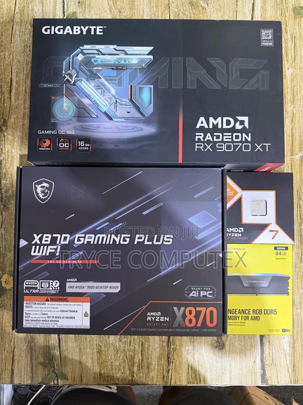 Amd Ryzen 7 9700x ,Rx 9070 Xt 16gb, 64gb Ddr5 Ram · Photo 1