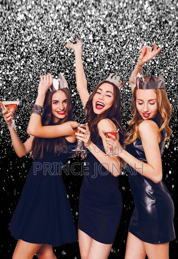 Mehofond 8x6ft White Patched Black Birthday Party Prom · Photo 2