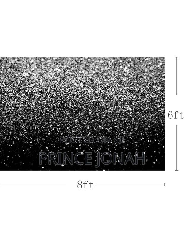 Mehofond 8x6ft White Patched Black Birthday Party Prom · Photo 1