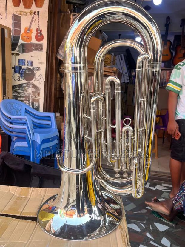 Silver-Plated Professional Tuba · Photo 1