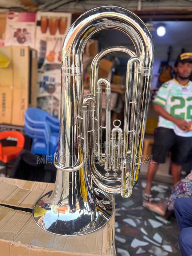 Silver-Plated Professional Tuba · Photo 3
