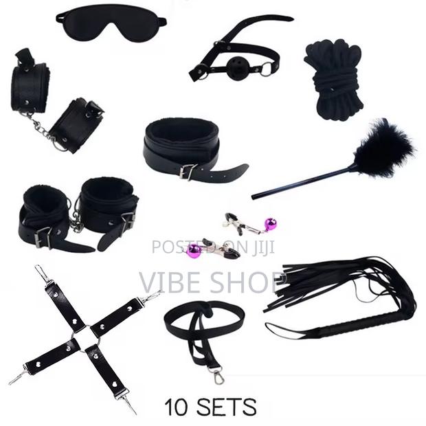 Premium 10-Piece BDSM Bondage Kit for Beginners Couples · Photo 6