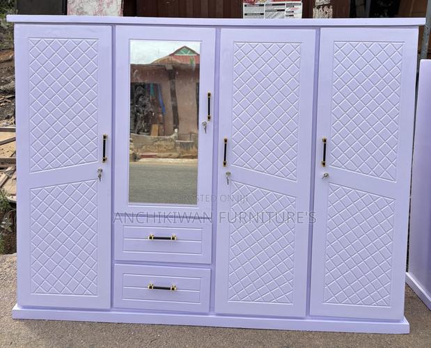 Family Pack Sprayed Quality Wooden Wadrobe (Cash On Delivery) · Photo 1