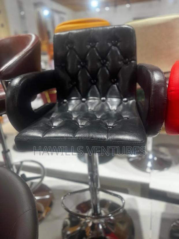 Black Faux Bar Stool · Photo 1