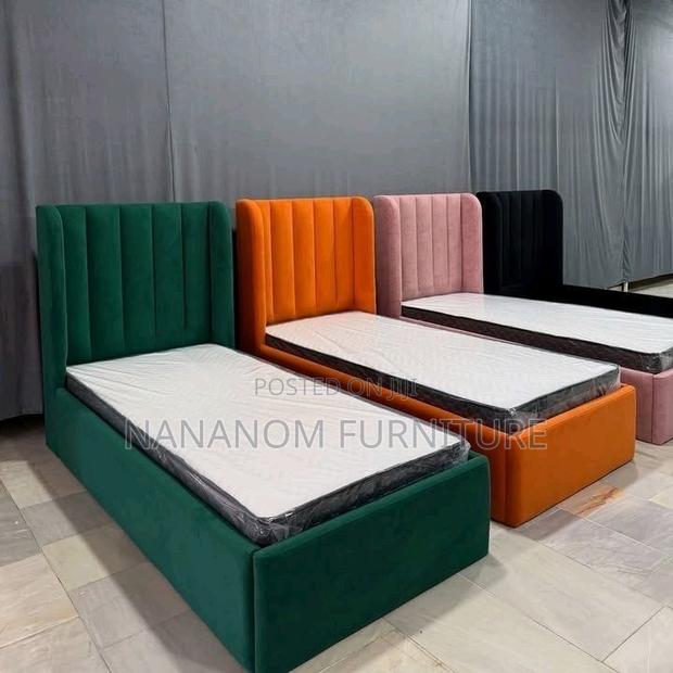 Single Bed With Mattress Available in Colors · Photo 1