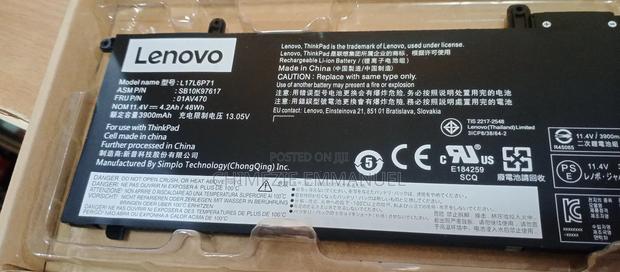 Lenovo Battery L17m6p71 01ava70 · Photo 1