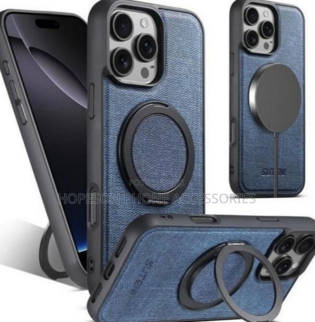 High Quality Classic Leather Case With Supporting Ring Stand · Photo 1