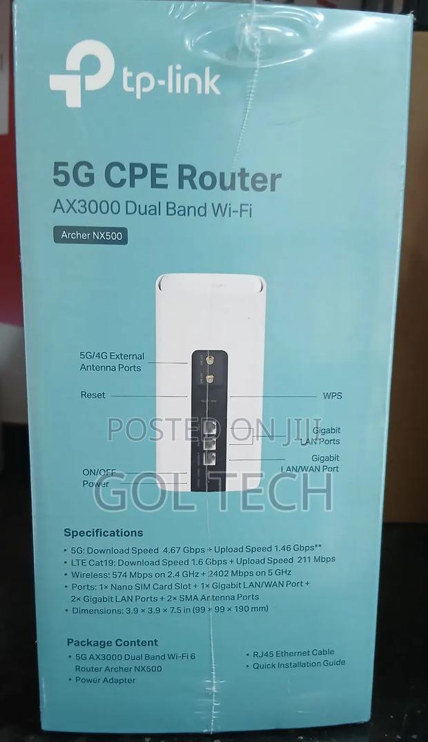Tp Link 5g Cpe Ax3000 Dual Band Router · Photo 2