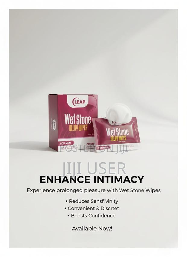 Wet Stone Delay Wipes for Men, Last Up to 2 Hours With Your Partner. · Photo 1
