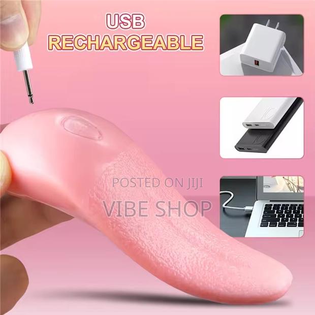 Premium Tongue Licker Vibrator – Realistic Clitoral Oral Licking Toy · Photo 2