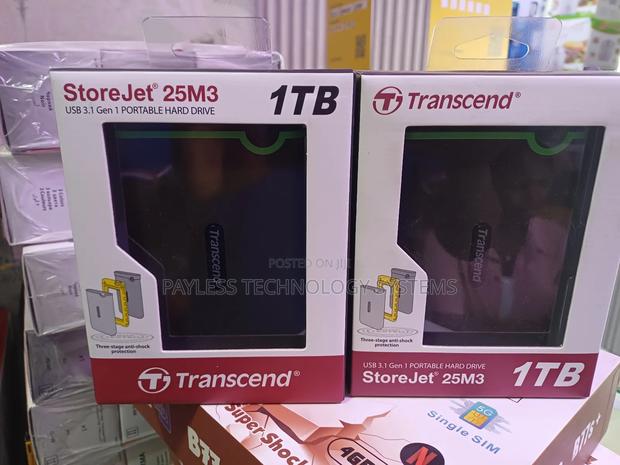 Transcend 1tb 3.1 USB Hard Drives · Photo 1