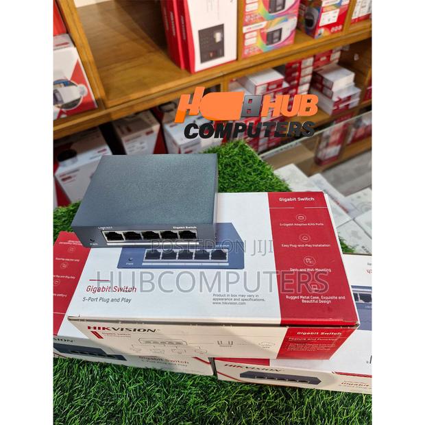 Hikvision Ds-3e0505d-O 5 Port Gigabit Plastic Switch · Photo 1