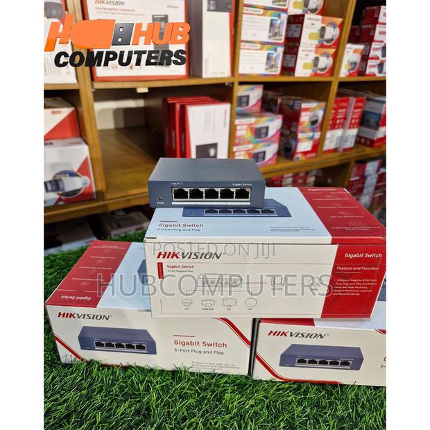 Hikvision Ds-3e0505d-O 5 Port Gigabit Plastic Switch · Photo 2