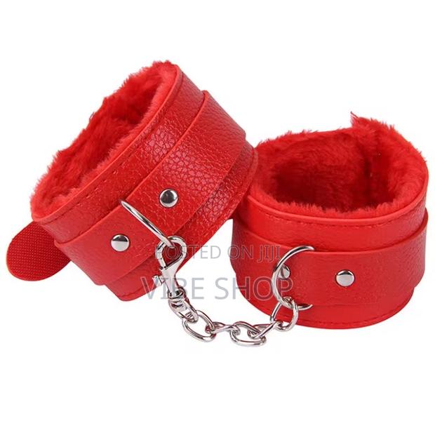 Premium Soft Leather Wrist Ankle Cuffs Set · Photo 4