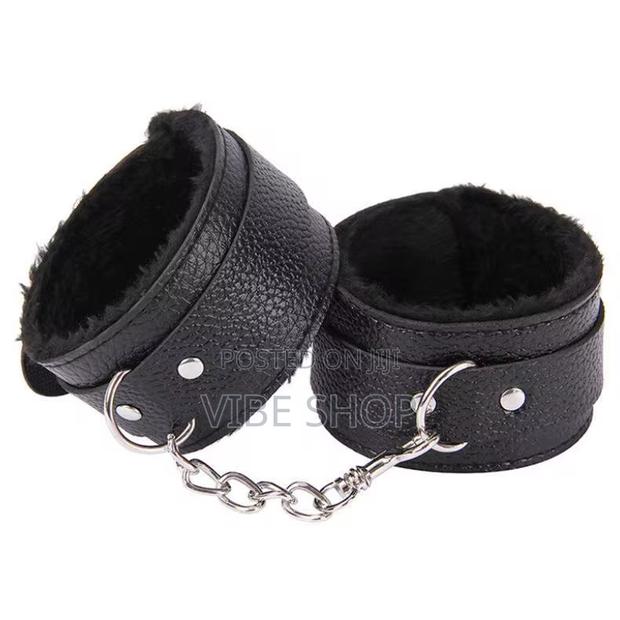 Premium Soft Leather Wrist Ankle Cuffs Set · Photo 3
