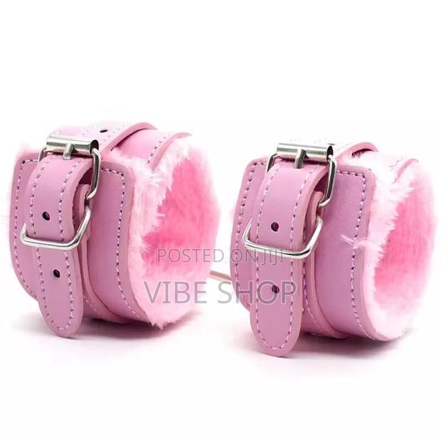 Premium Soft Leather Wrist Ankle Cuffs Set · Photo 2