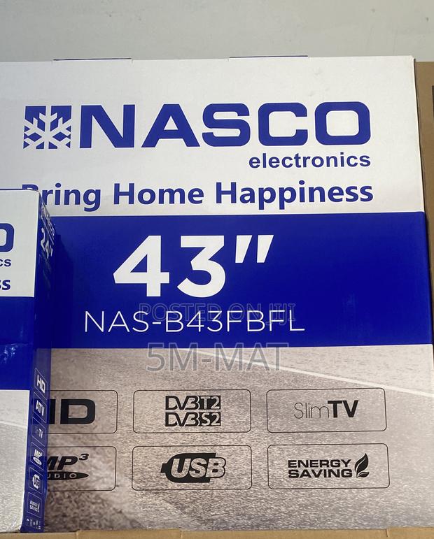 Nasco 43 Inch Frameless Tv (Nas-B43fbfl-G · Photo 1