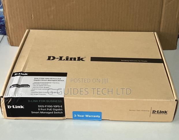 D-Link 8-Port Poe Gigabit Smart Managed Switch DGS-F1100-10ps-E · Photo 2
