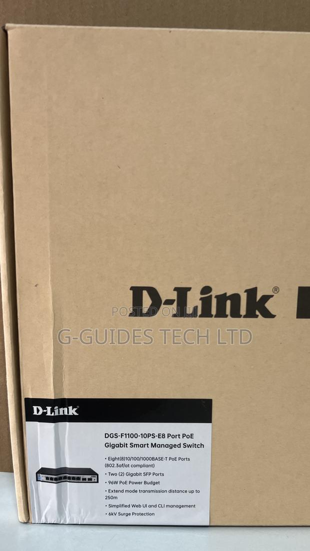 D-Link 8-Port Poe Gigabit Smart Managed Switch DGS-F1100-10ps-E · Photo 3
