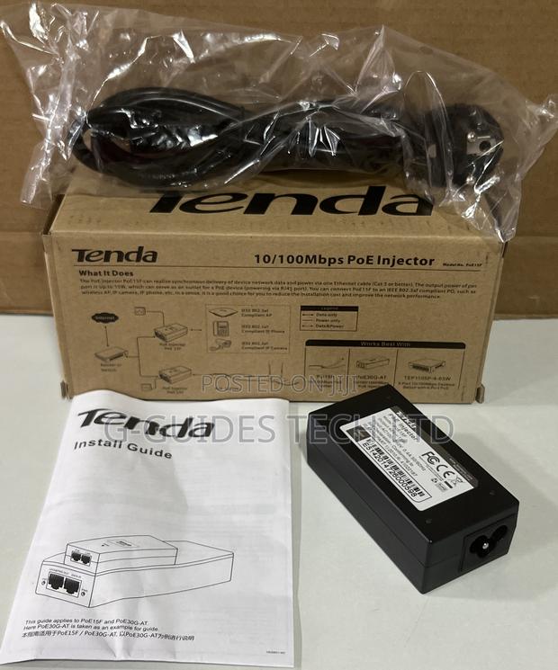 48v Poe Adapter, Tenda 10/100mbps 48v Poe Injector · Photo 4