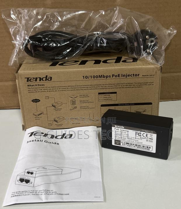 48v Poe Adapter, Tenda 10/100mbps 48v Poe Injector · Photo 7