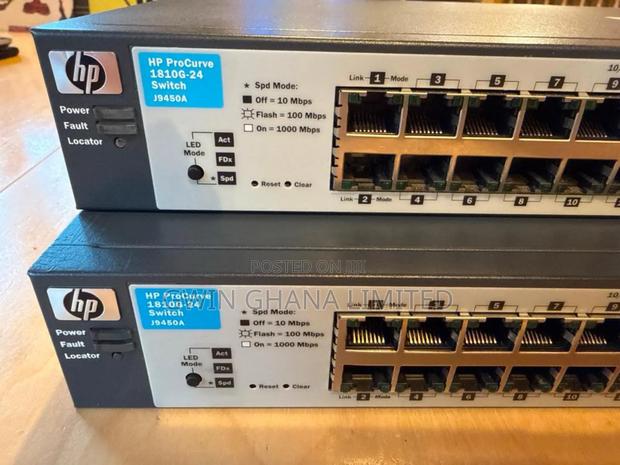 Hp Procurve 1810g-24 Port Gigabit Switch + SFP · Photo 4