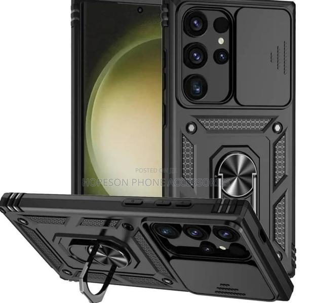 High Quality Rugged, Shockproof Phone Cases, Stand Ring for Samsung · Photo 1