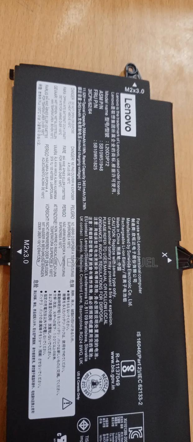 Lenovo Battery Lo2c3p72 · Photo 1