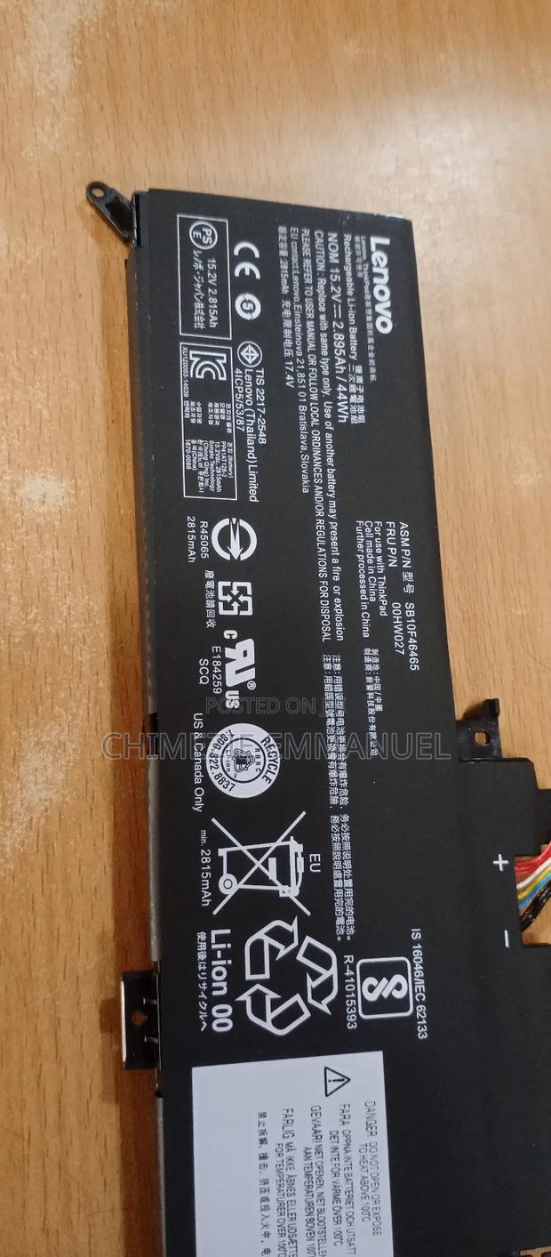 Lenovo Battery Oohwo27 · Photo 1