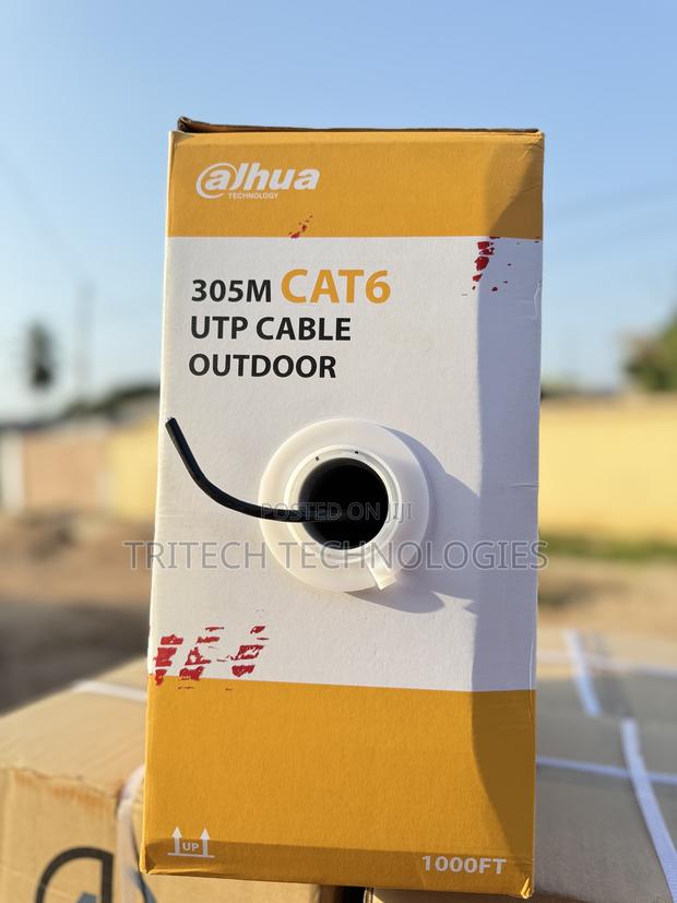 Dahua Pfm920-6u 305m Outdoor Utp Cat6 Cable Pure Copper · Photo 1