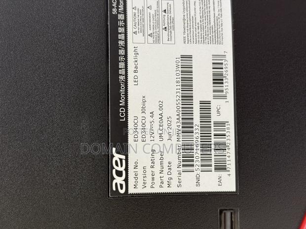 Acer 34 Inches Ultra Wide Gaming Monitor · Photo 7