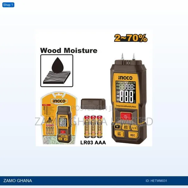 Wood Moisture - Hetwm031 · Photo 1