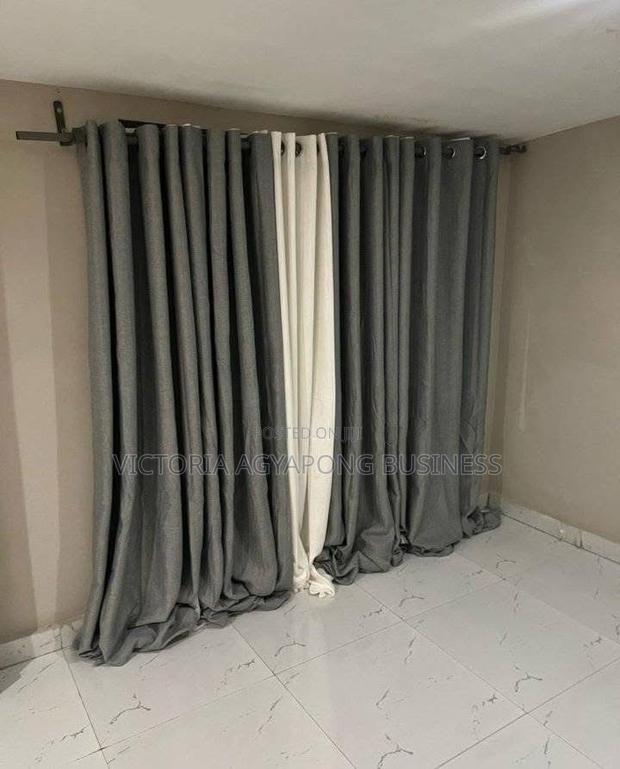 Beautiful Charcoal Grey Sunblock Curtains · Photo 3