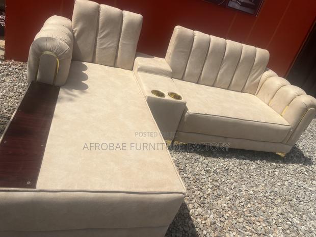 Quality Modern L Shape Sofa Chair From Afrobae Furniture Factory · Photo 2