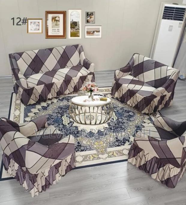 Premium Stretch Sofa Covers Set Elegant Protective · Photo 1
