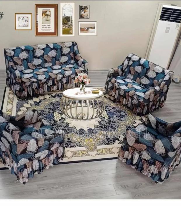 Premium Stretch Sofa Covers Set Elegant Protective · Photo 2