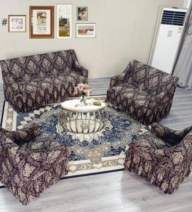Premium Stretch Sofa Covers Set Elegant Protective · Photo 3