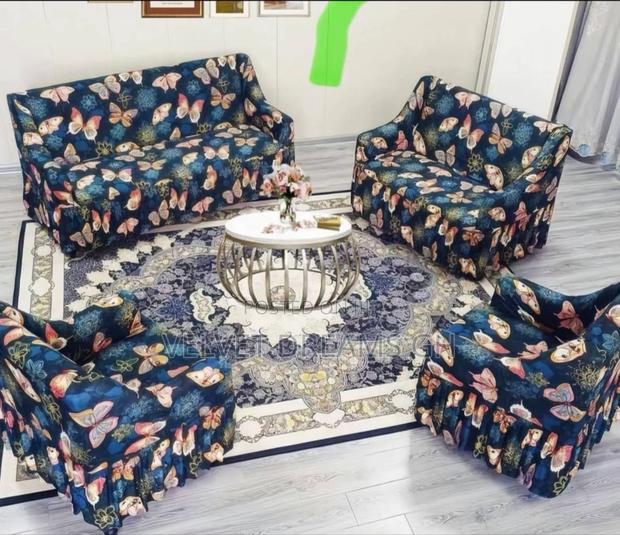 Premium Stretch Sofa Covers Set Elegant Protective · Photo 5