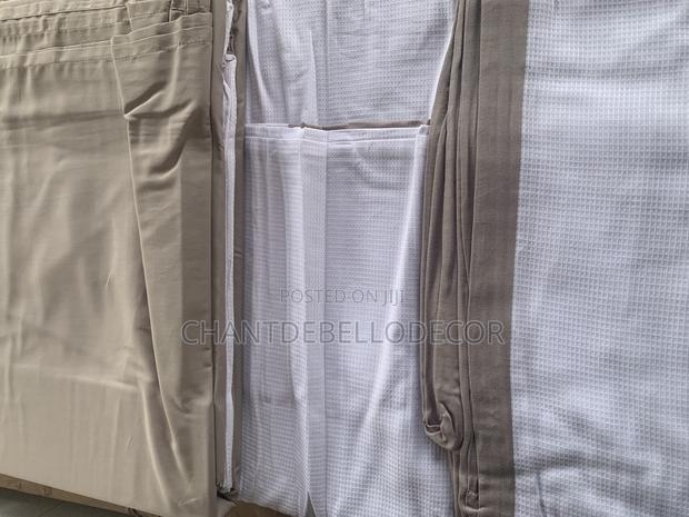 7-Piece 300tc Pure Cotton Solid & Waffle Design King Size Duvet Set · Photo 6