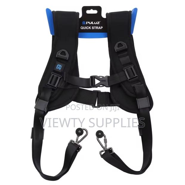 Double Quick Release Shoulder Harness Soft Pad Strap Belt for Cameras · Photo 1