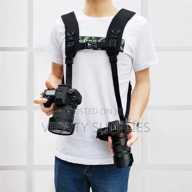 Double Quick Release Shoulder Harness Soft Pad Strap Belt for Cameras · Photo 5