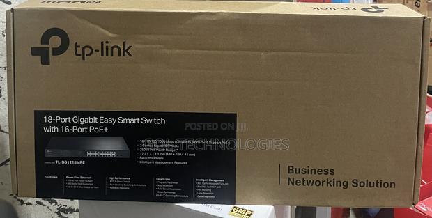 Tp-Link 18-Port Gigabit Easy Smart Switch With 16-Port Poe+ · Photo 3