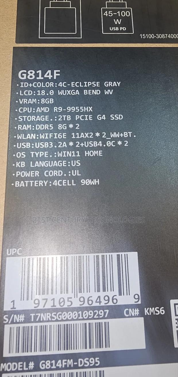 New Laptop Asus ROG Strix SCAR Edition 16GB AMD Ryzen 9 SSD 2T · Photo 1