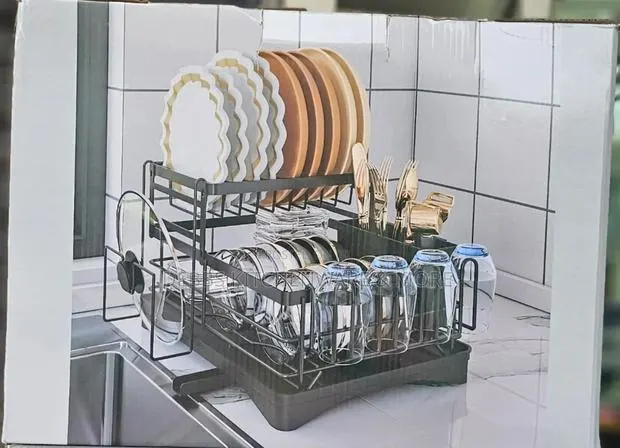 Metallic Dish Rack · Photo 1