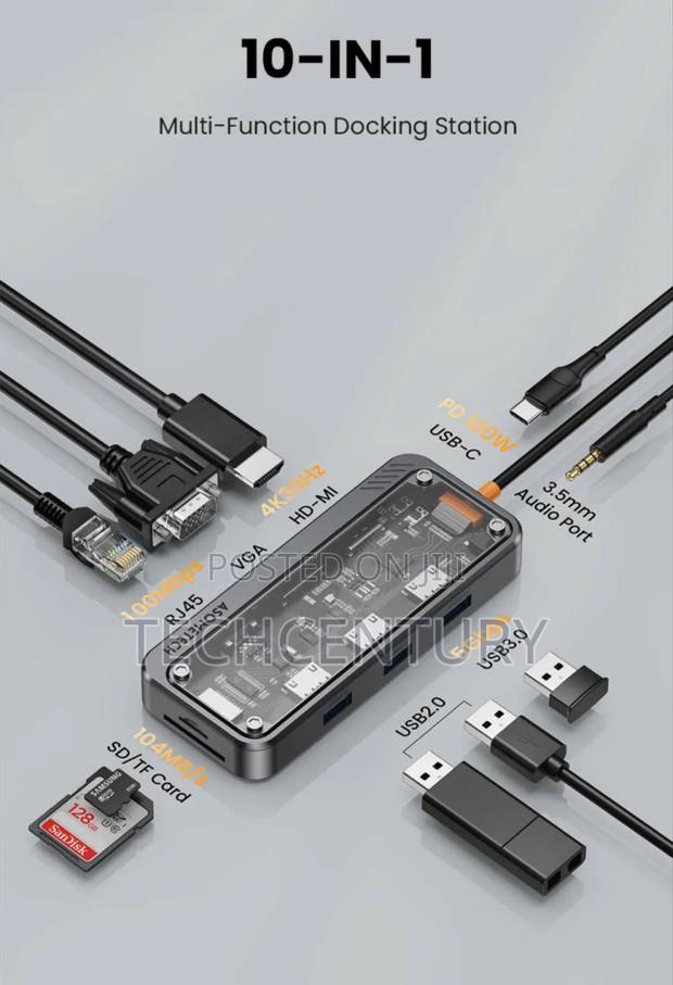 10-in-1 Dock Station Type C Hub · Photo 1