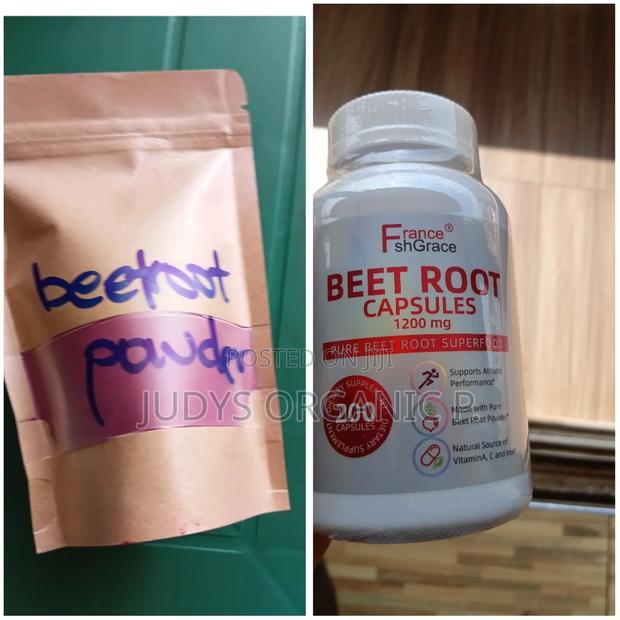 Beetroot Powder Capsules( Powder Ghc60,Caps Ghc380) · Photo 1