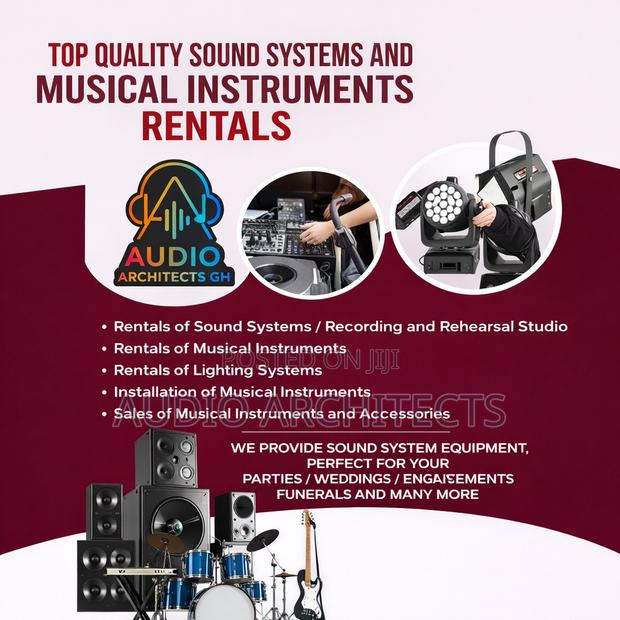 Rentals of Stage Lights and Musical Instruments · Photo 1