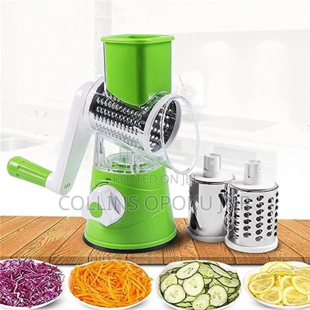 Cheese Grater Rotary Handheld Vegetable Slicer, Shredder Family Cook · Photo 1