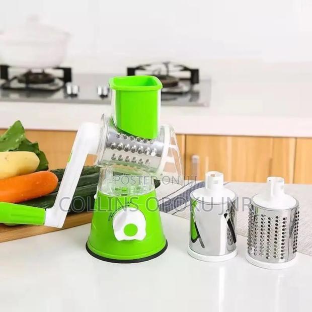 Cheese Grater Rotary Handheld Vegetable Slicer, Shredder Family Cook · Photo 3